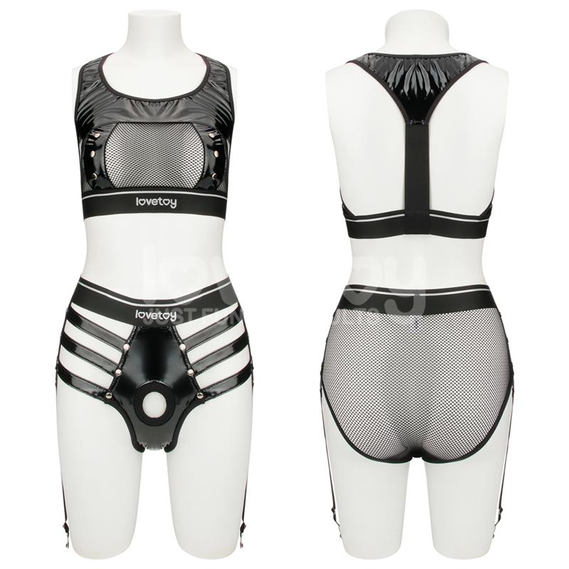 LOVETOY - 2 PIECES SET REBELLION REIGN ICONIC HARNESS