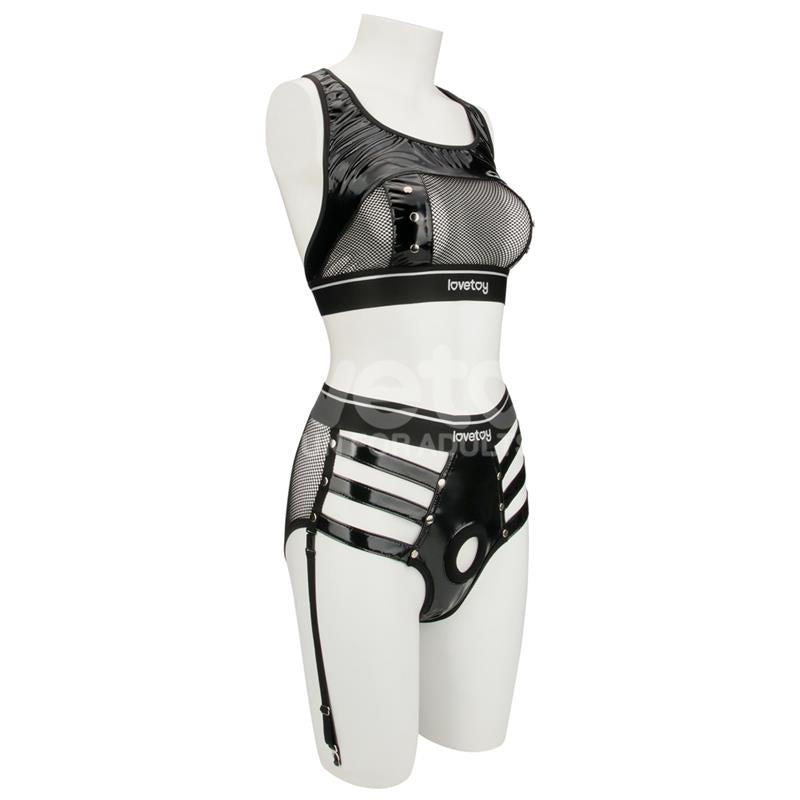 LOVETOY - 2 PIECES SET REBELLION REIGN ICONIC HARNESS