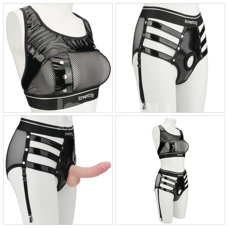 LOVETOY - 2 PIECES SET REBELLION REIGN ICONIC HARNESS