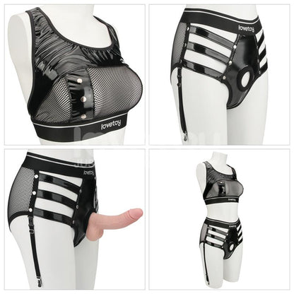 LOVETOY - 2 PIECES SET REBELLION REIGN ICONIC HARNESS