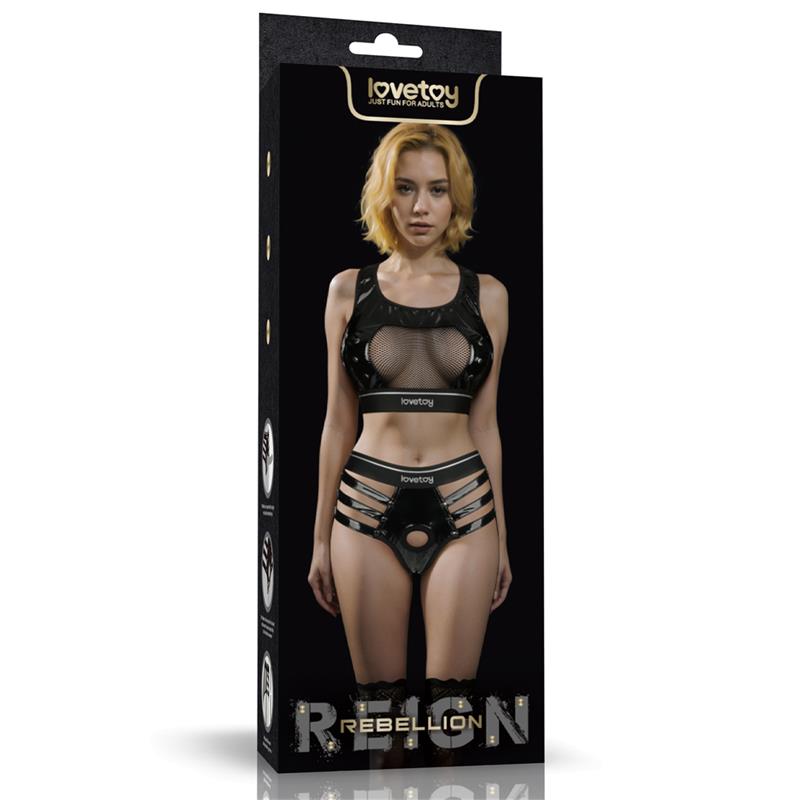 LOVETOY - 2 PIECES SET REBELLION REIGN ICONIC HARNESS