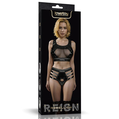 LOVETOY - 2 PIECES SET REBELLION REIGN ICONIC HARNESS