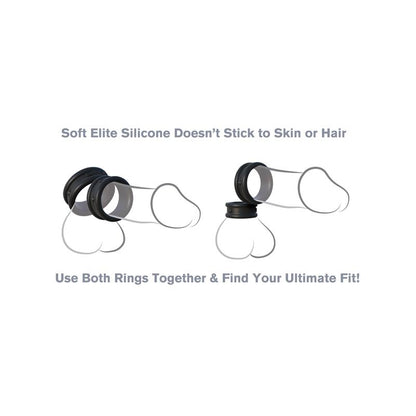 FANTASY C-RINGZ - 2 SET PENIS RING BLACK