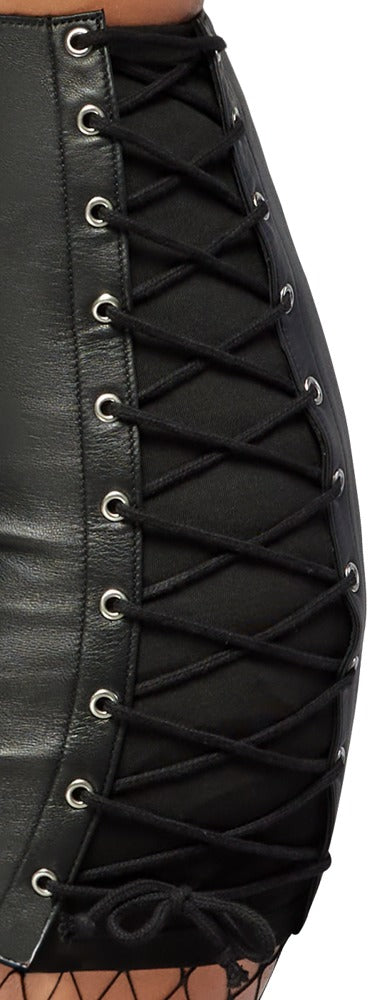 ZADO - LEATHER SKIRT