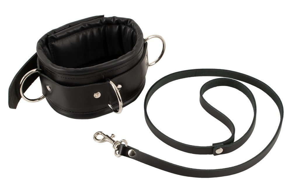 ZADO - LEATHER COLLAR/LEASH