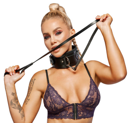 ZADO - LEATHER COLLAR/LEASH