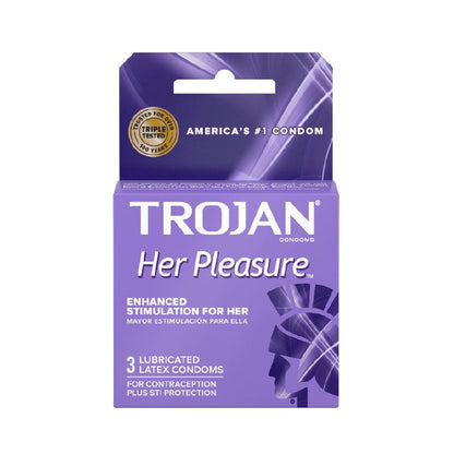 PARADISE MARKETING - TROJAN HER PLEASURE CONDOMS