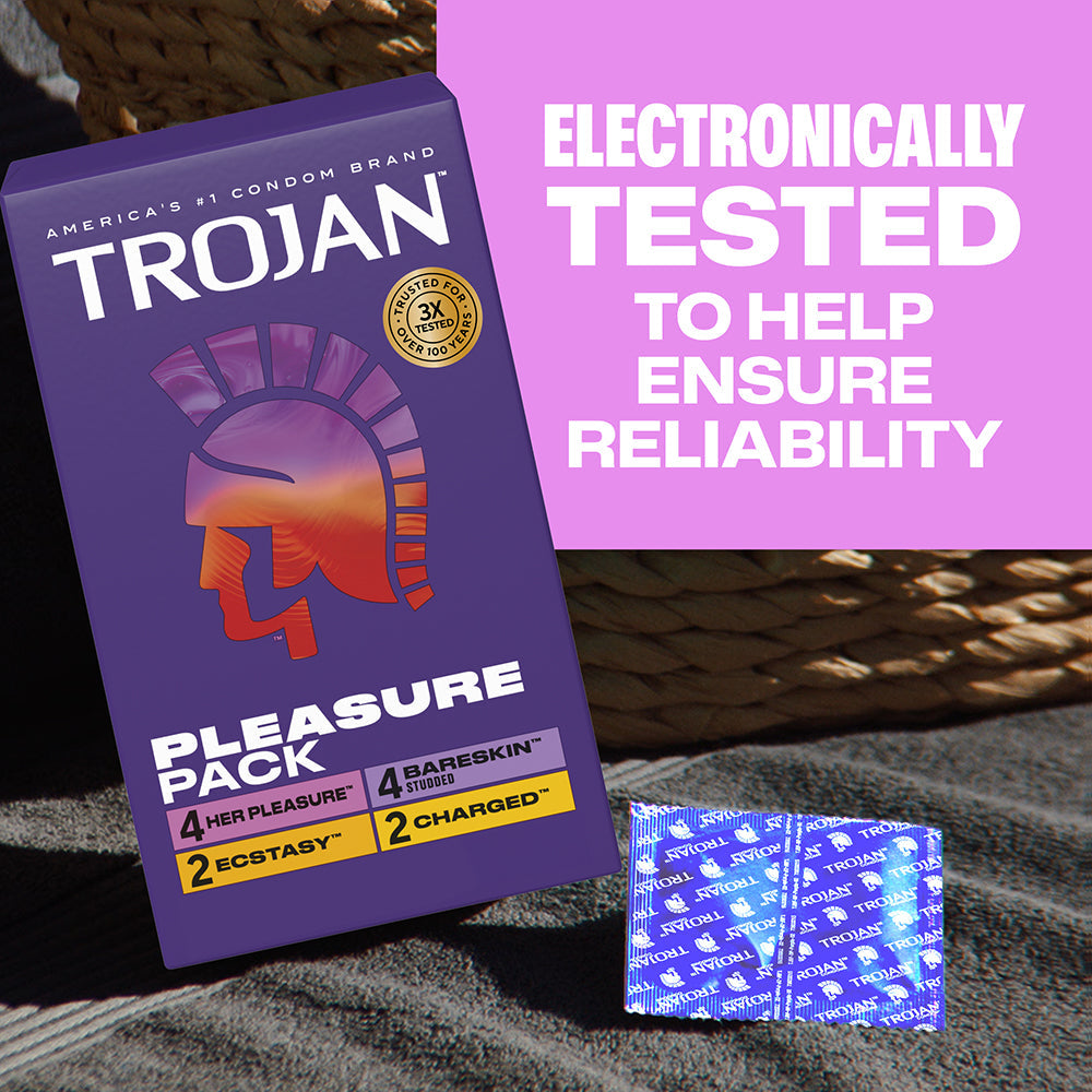 PARADISE MARKETING - TROJAN PLEASURE PACK 12-PACK