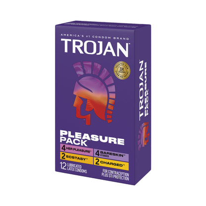 PARADISE MARKETING - TROJAN PLEASURE PACK 12-PACK