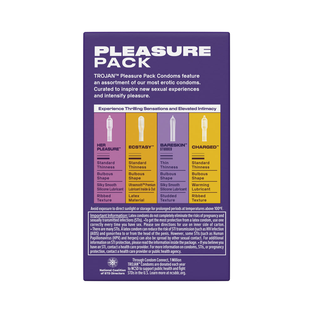 PARADISE MARKETING - TROJAN PLEASURE PACK 12-PACK