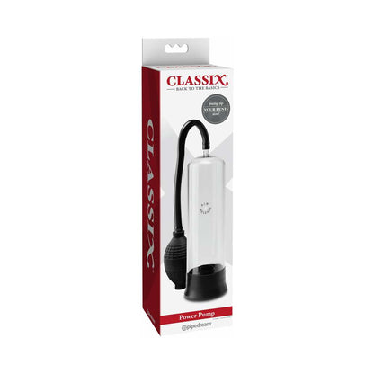PIPEDREAM - CLASSIX POWER PUMP CLEAR/BLACK