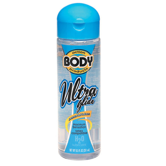 BODY ACTION - ULTRA GLIDE WATER BASED LUBRICANT 8.5 FL OZ