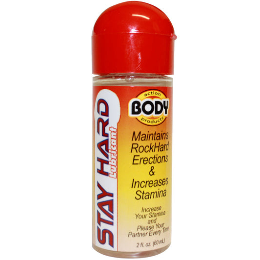 BODY ACTION - STAY HARD LUBRICANT (2.3OZ)
