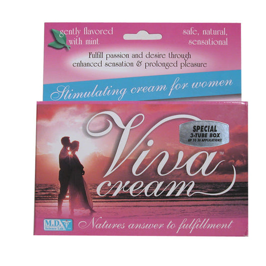 SWISS NAVY - VIVA CREAM STIMULATING CREAM 3-PACK 10 ML TUBES