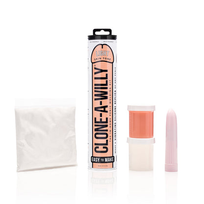 CLONE-A-WILLY - DIY VIBRATING DILDO KIT LIGHT SKIN TONE