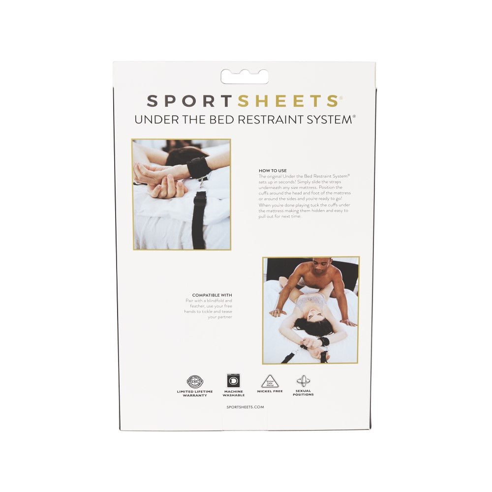 SPORTSHEETS - UNDER THE BED RESTRAINT SYSTEM BLACK