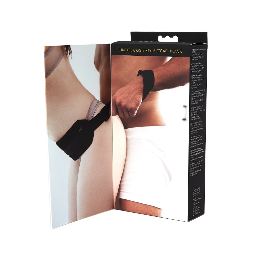 SPORTSHEETS - I LIKE IT DOGGIE STYLE STRAP BLACK