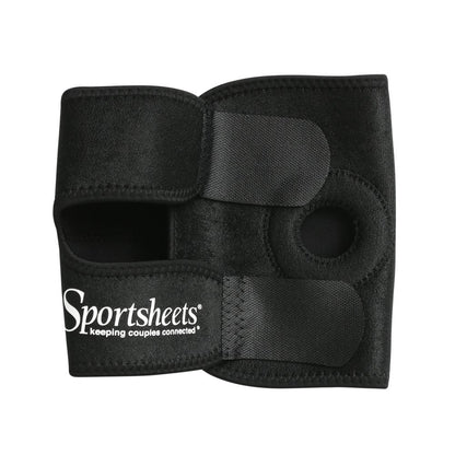 SPORTSHEETS THIGH STRAP-ON HARNESS BLACK
