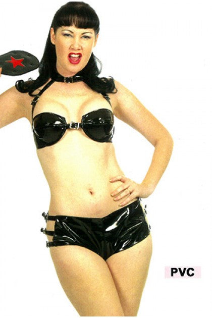 STORMY BIKINI BARBARY NEGRO PVC