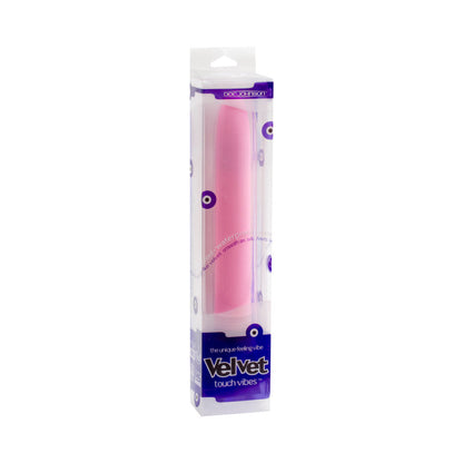 DOC JOHNSON - VELVET TOUCH VIBE 7 INCH (PINK)