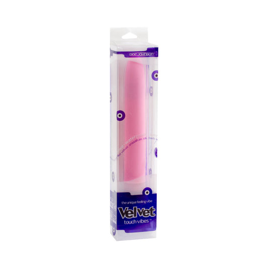 DOC JOHNSON - VELVET TOUCH VIBE 7 INCH (PINK)