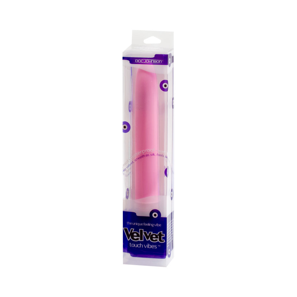 DOC JOHNSON - VELVET TOUCH VIBE 7 INCH (PINK)