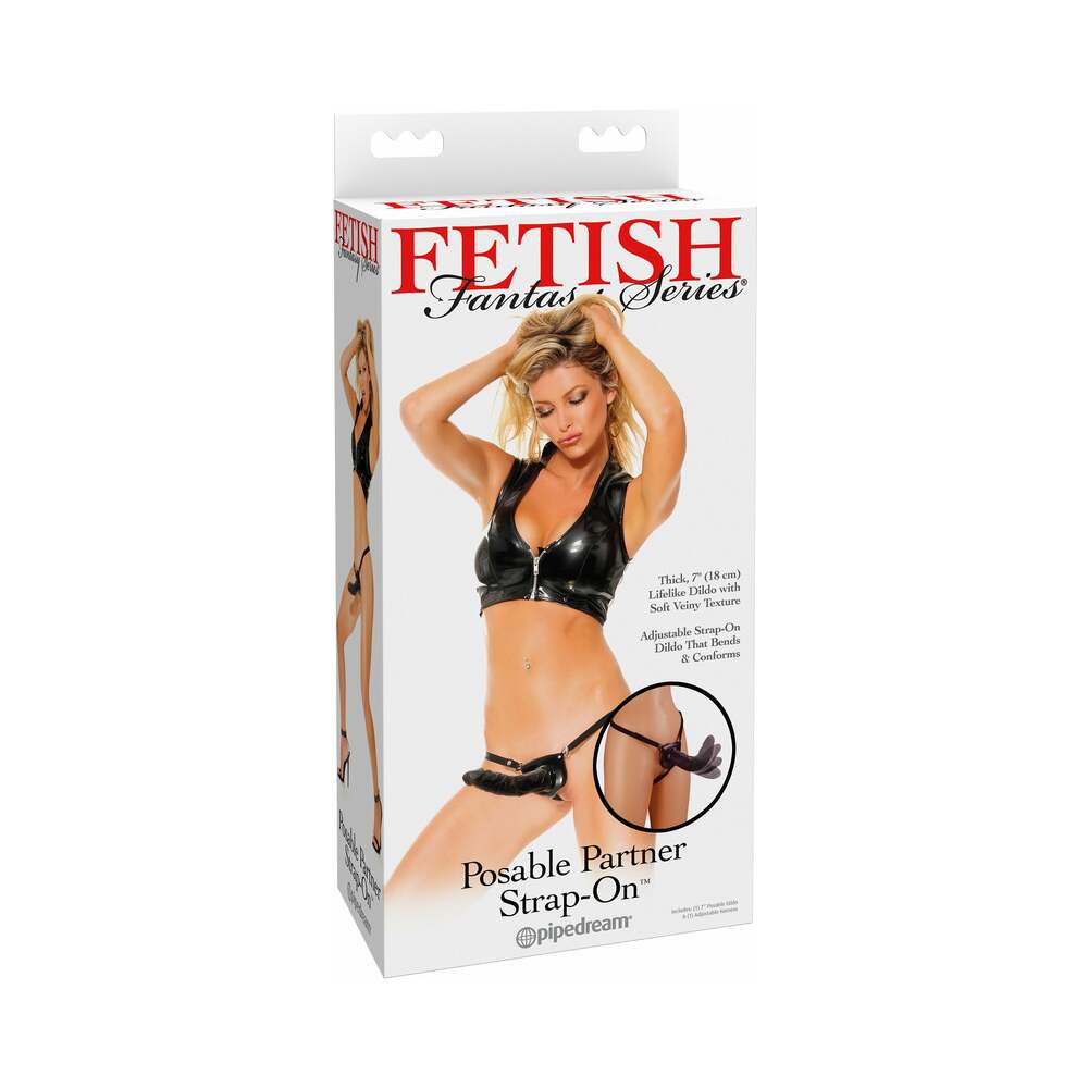 FETISH FANTASY SERIES - POSABLE PARTNER STRAP-ON