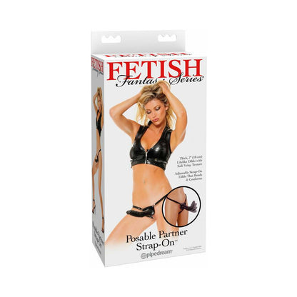FETISH FANTASY SERIES - POSABLE PARTNER STRAP-ON
