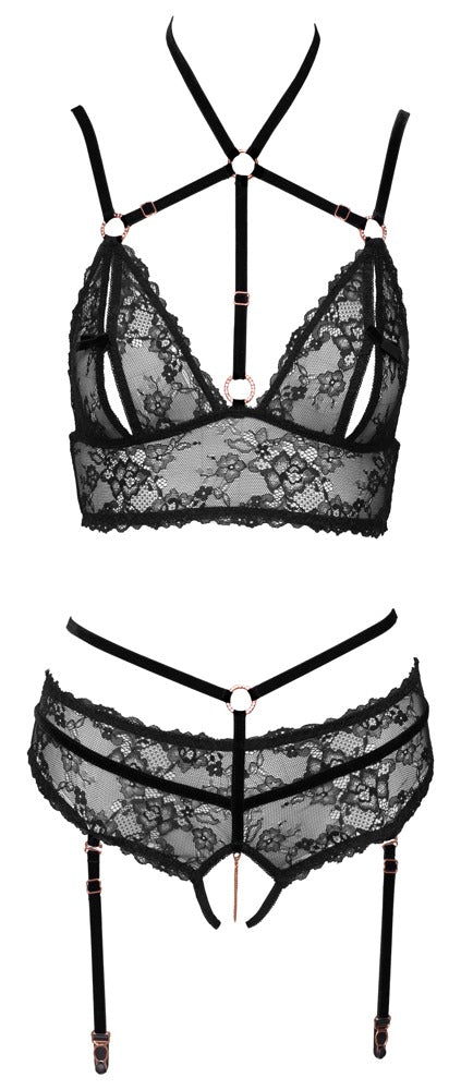 ABIERTA FINA - BRA PLUS SUSPENDER BRIEFS
