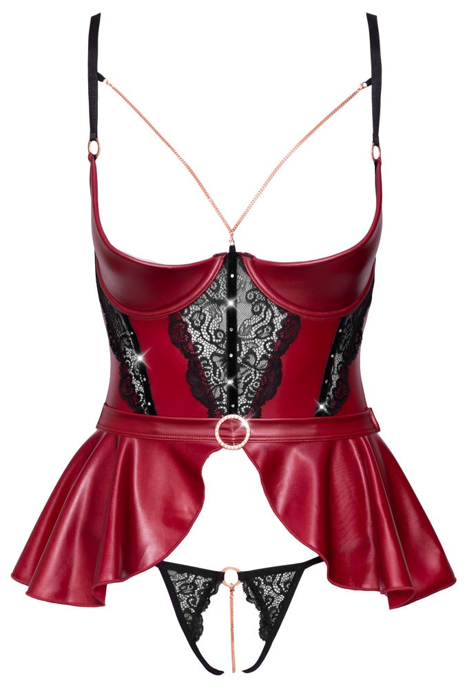 ABIERTA FINA - SHELF BRA AND STRING