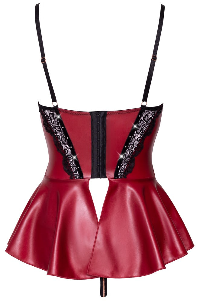 ABIERTA FINA - SHELF BRA AND STRING