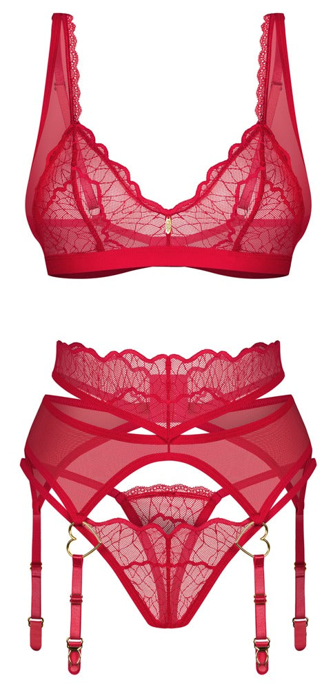OBSESSIVE - SUSPENDER SET CUPIDE DESIR