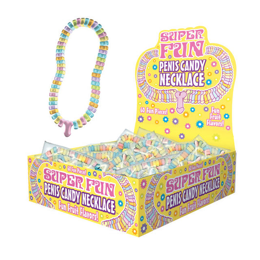 LITTLE GENIE - SUPER FUN PENIS CANDY NECKLACE DISPLAY