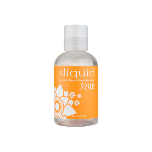 SLIQUID - NATURALS SIZZLE WARMING LUBRICANT 4.2 OZ.