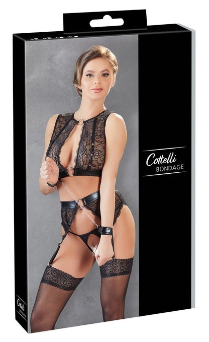 COTTELLI BONDAGE - SUSPENDER SET