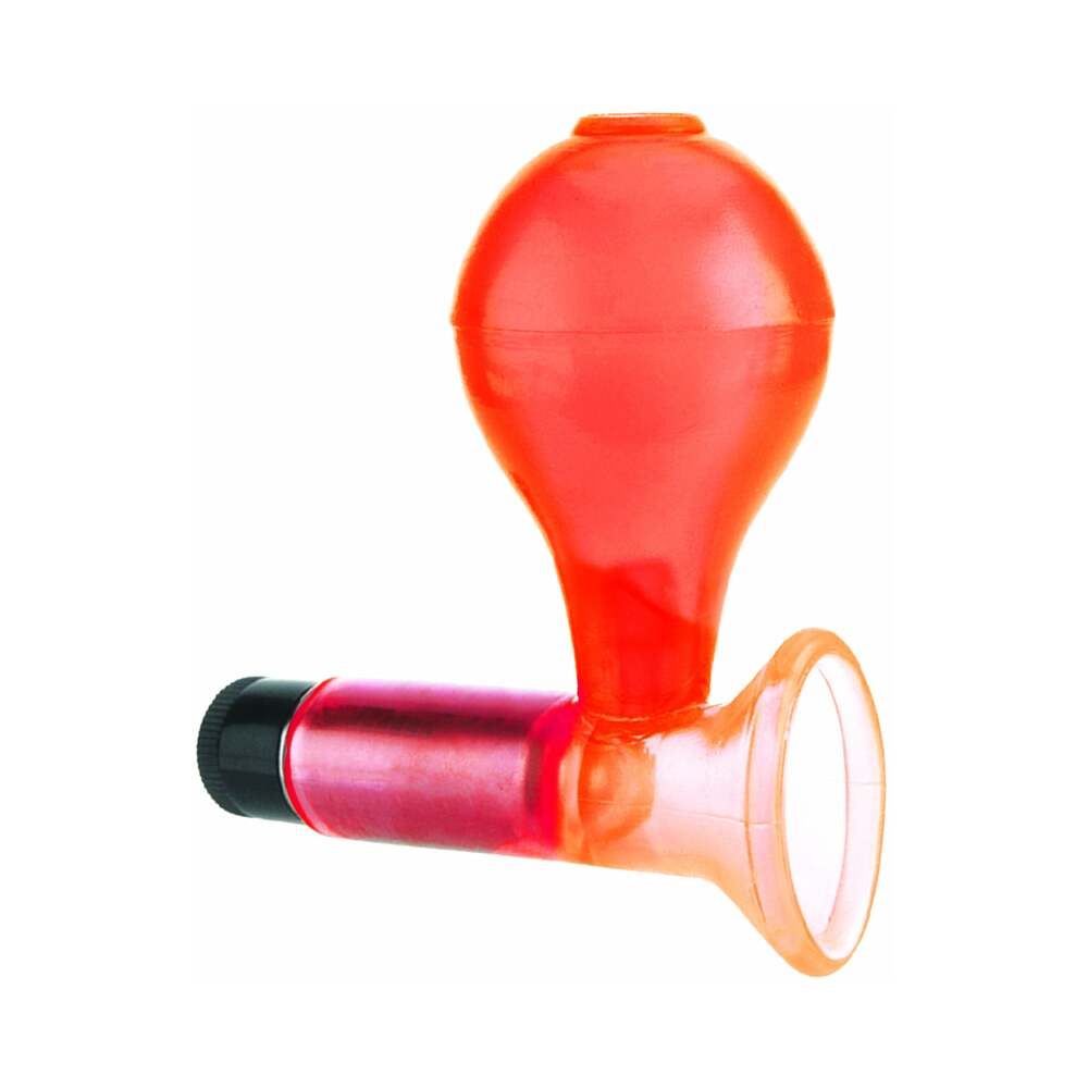 FETISH FANTASY SERIES VIBRATING CLIT SUCKER RED