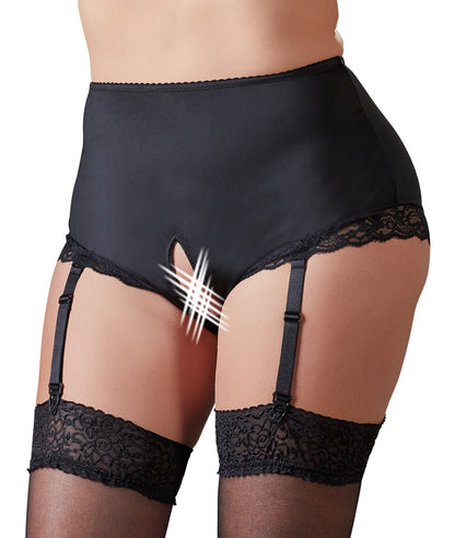 COTTELLI CURVES - CROTCHLESS BRIEFS WITH SUSPENDER STRAPS
