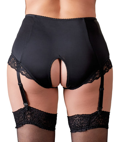 COTTELLI CURVES - CROTCHLESS BRIEFS WITH SUSPENDER STRAPS