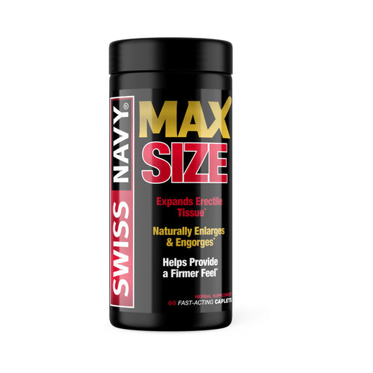 SWISS NAVY - MAXSIZE MAXIMUM STRENGTH ENHANCEMENT 60-TABLET BOTTLE