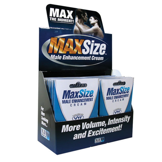 SWISS NAVY - MAXSIZE ENHANCEMENT CREAM 4 ML FOIL 24-PIECE DISPLAY