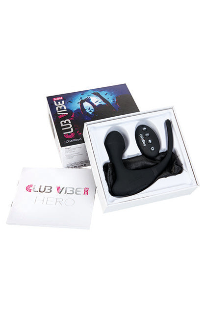OHMIBOD - CLUB VIBE 3.OH HERO - BLACK