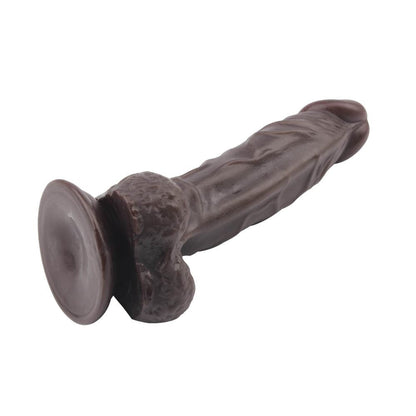 CHISA NOVELTIES - FASHION DUDE 8.5 INCH COCK BROWN