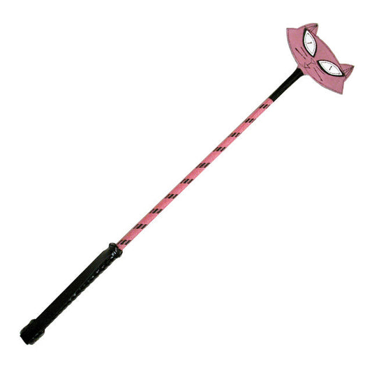 KITTY SHAPED CROP (LEATHER)