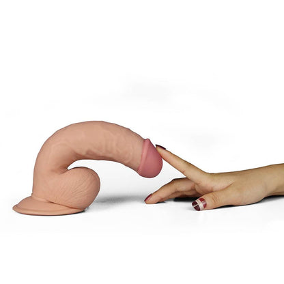 LOVETOY - 8.5" THE ULTRA SOFT DUDE - VIBRATING