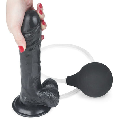 LOVETOY - 9'' SQUIRT EXTREME DILDO - BLACK
