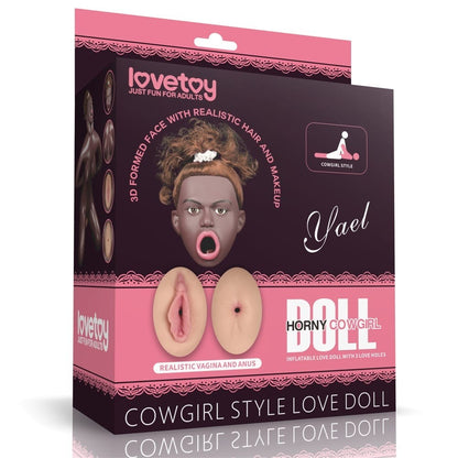 LOVETOY - COWGIRL STYLE LOVE DOLL BROWN