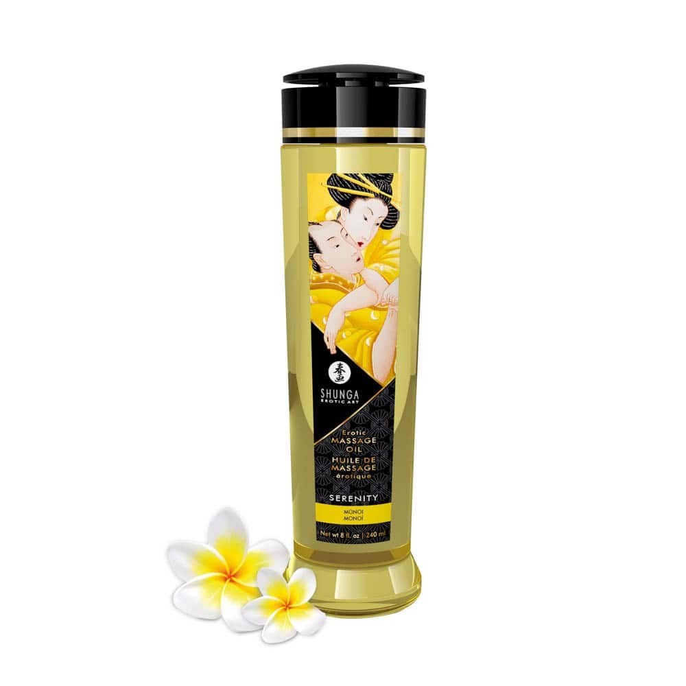 SHUNGA - EROTIC MASSAGE OIL 240 ML / 8 OZ MONOI