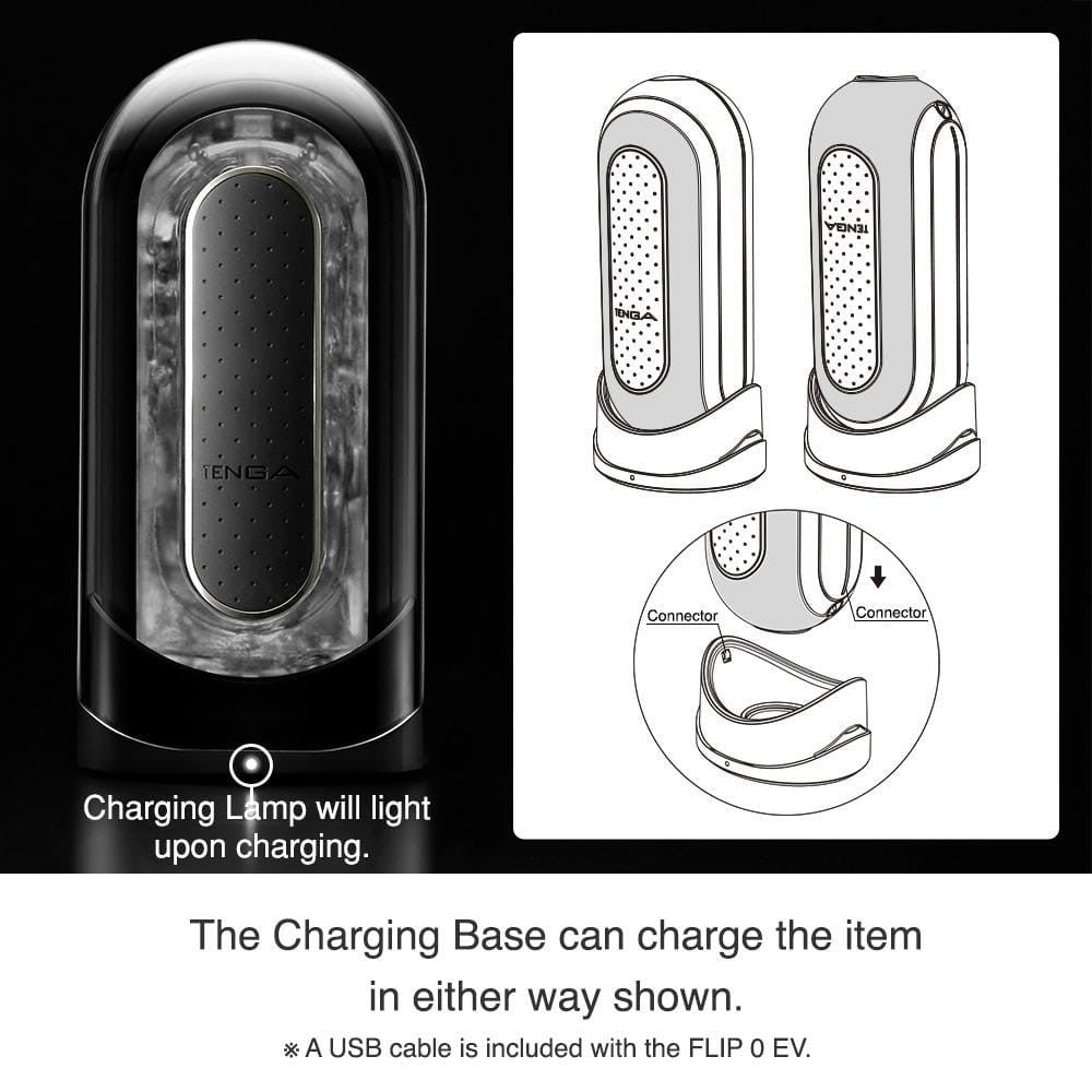 TENGA - FLIP ZERO ELECTRONIC VIBRATION BLACK