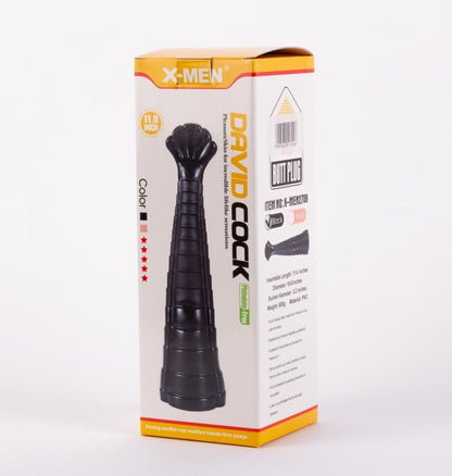 X-MEN - X-MEN DAVID'S 11.9" COCK BLACK II