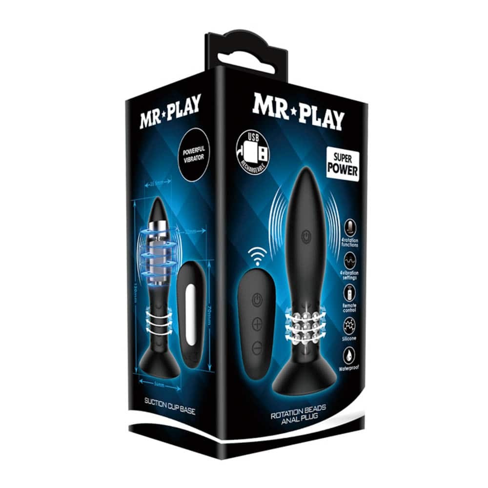 DEBRA - MR. PLAY ROTATION BEADS ANAL PLUG